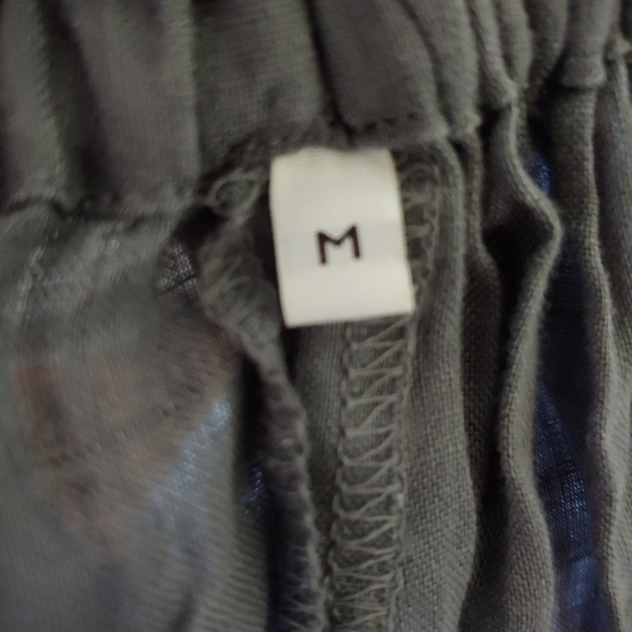 Muji Linen Skirt Grey Size Medium - Picture 9 of 10